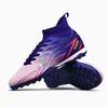 High-Cut Football Cleats Men Women TF Studs Artificial Turf AG Natural Grass Breathable Mesh Upper