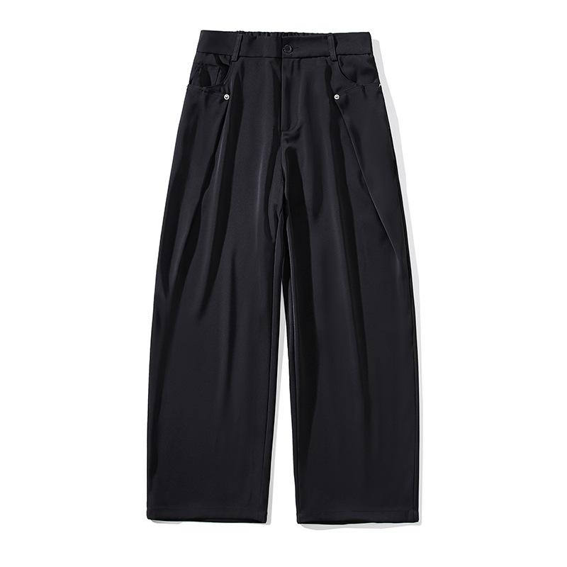 Men's Trousers Men's Wide Leg Design Sense Hip Hop Casual Mopping Pants