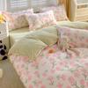 Bed Sheet Bedding Four-piece Set Thickened Brushed Quilt Cover Bed Dormitory Bedding Quilt Cover