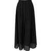 Light oxygen series Yalida Lyocell chiffon slit skirt for women, long skirt with large swing umbrella skirt
