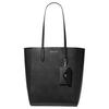 Vincent Logo Magnetic Closure Saffiano Leather Tote Shoulder Bag Large Women Handbags Black 35F4S2VT7T-001