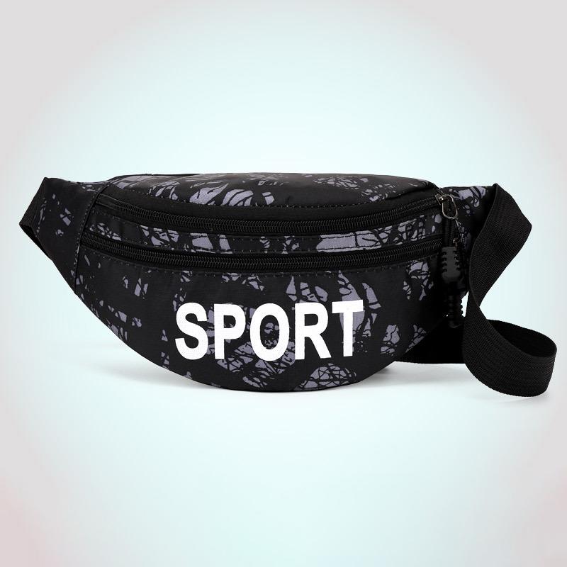 Mini uomo donna outdoor multifunzionale marsupio telefono portamonete borsa impermeabile pettorale