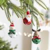 Christmas Bell Pendant Christmas Bell Metal Bell Snowman Bell Decoration Christmas Tree Ornaments