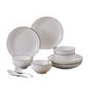 ZISIZ Light Luxury Ceramic Moon 16-Piece Dinnerware Set