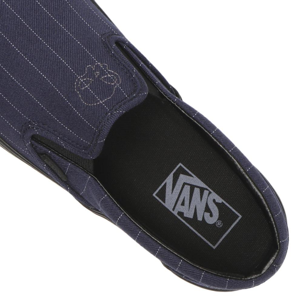Vans Slip On Wool Navy Blk Vn000bvzngv Wool Navy Blk