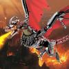 High-Quality 1018Pcs High-Quality Movie High-Quality Series High-Quality Frost High-Quality Wyrm High-Quality Fire Fantasy Creature Construction Set
