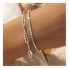 Women Necklace Bracelet Hoillow Out Shimmering Surface Adjustable Length Lady Wrist And Neck Jewelry for Daily Wear Weddings Parties