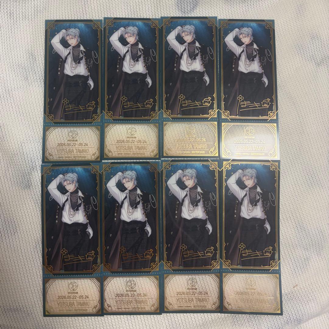 [USED] IDOLiSH7 Ainana EXPO Tamaki Yotsuba Bonus Ticket-Style Clear Card