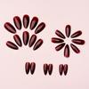 Aurora Wine Red 24-Piece Wearable Nail Tips