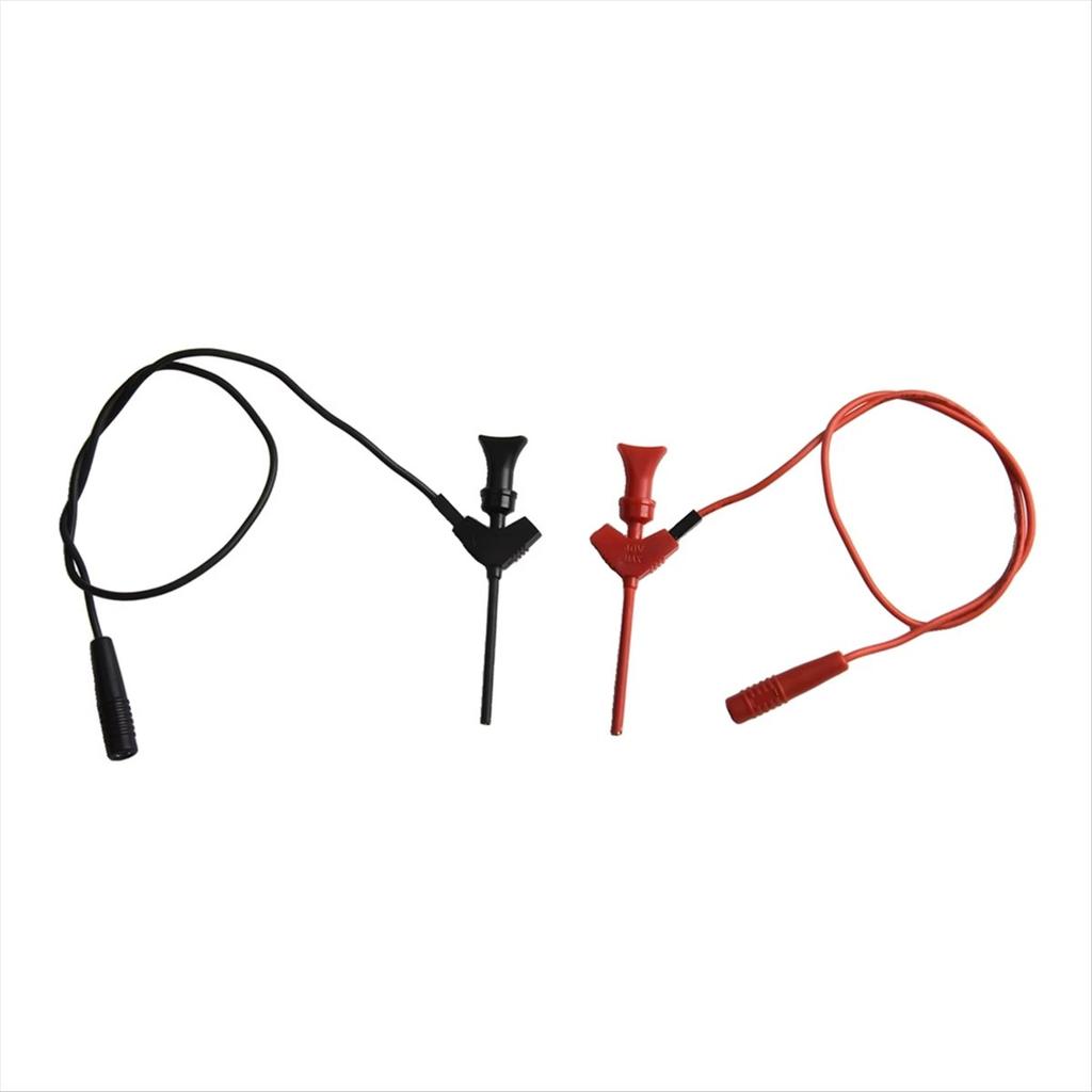 2025+ Multimeter Test Hook Clip Mini IC Hook Test Clip with Leads To 2mm Hole Socket High Quality Test Cable Parts