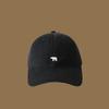 Polar Bear Embroidered Baseball Hats for Men and Women, Wide brims to Show Face, Small Retro Hats, Soft Top Duck Tongue Hats