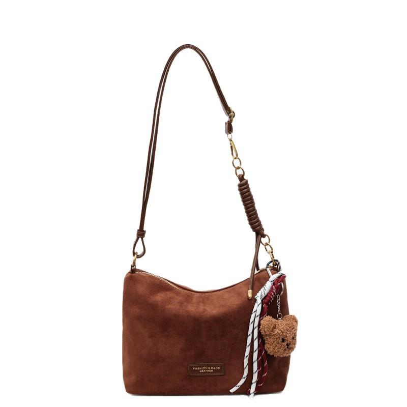 2025 Minimalist Retro Suede Crossbody Shoulder Bag for Women