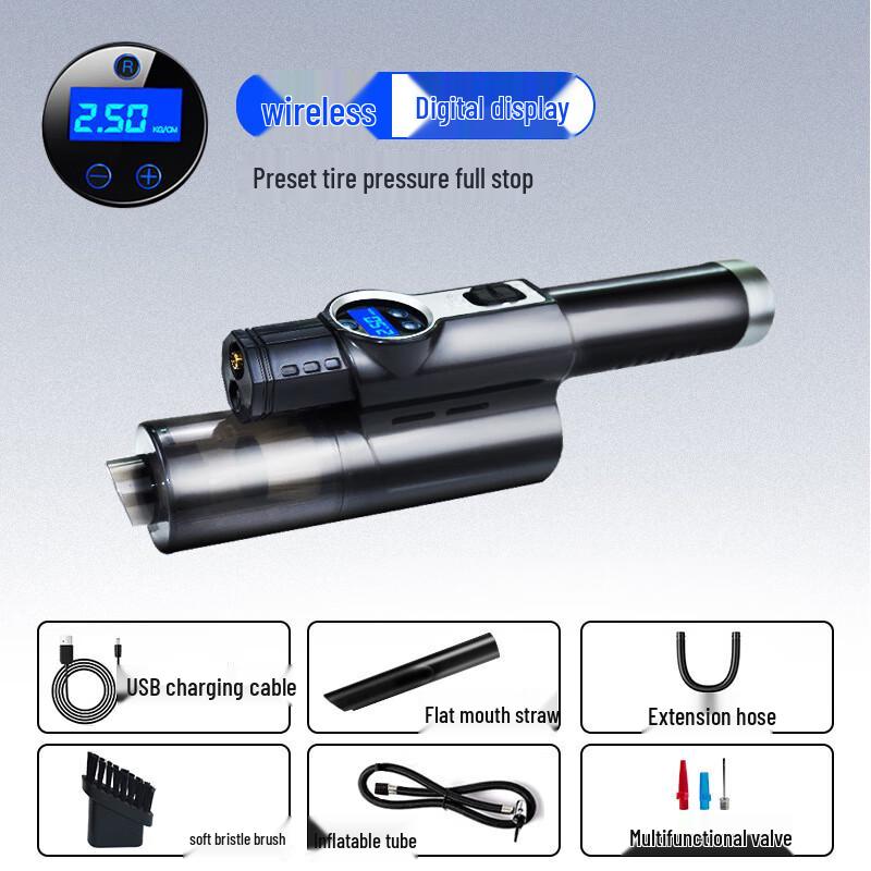 Miling 4-in-1 Car Vacuum Cleaner and Tire Inflator