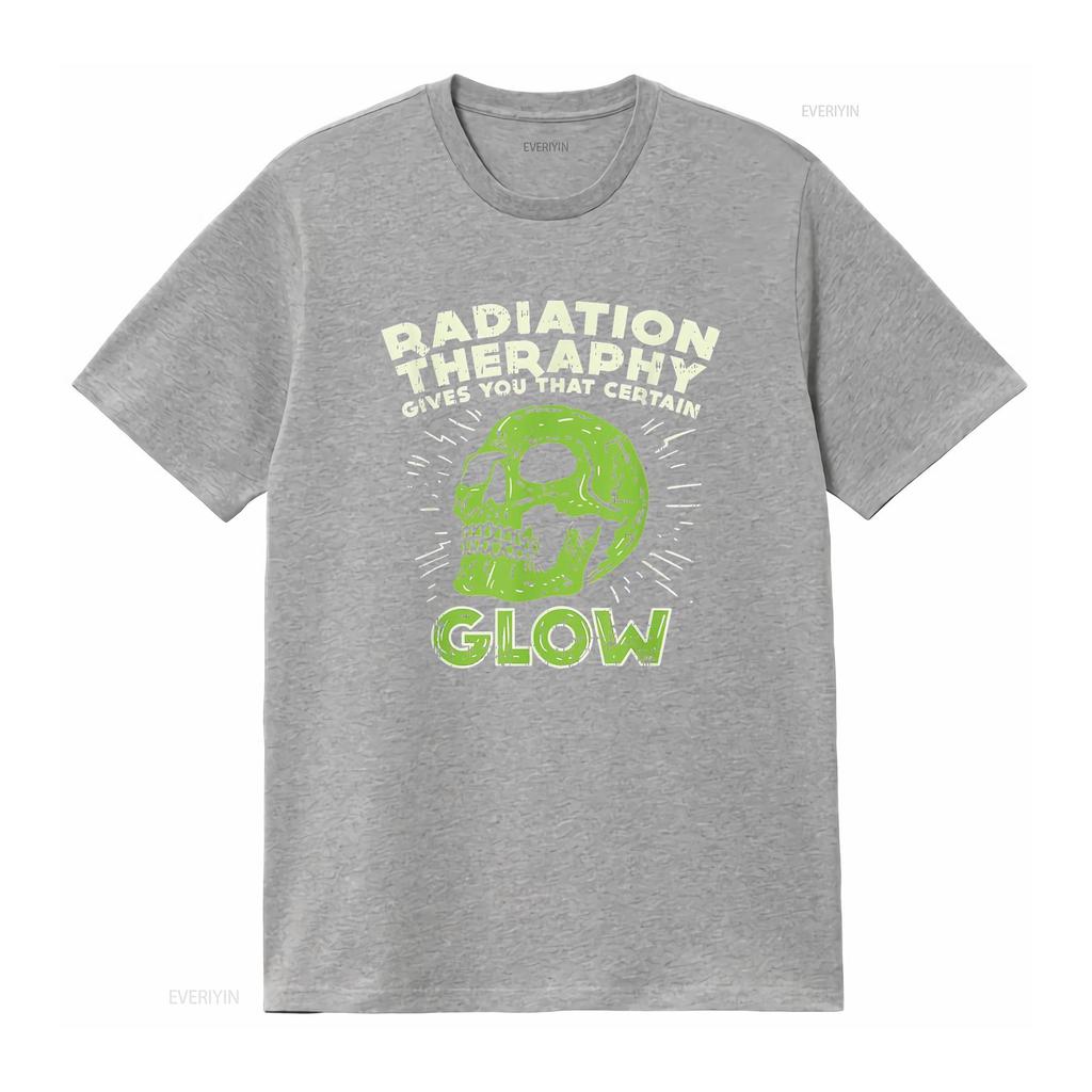 Womens Radiation Therapy Funny Cancer Fighter Survivor T Shirt Black 2X Large Vintage Washed Slightly Top For Everyday Wear