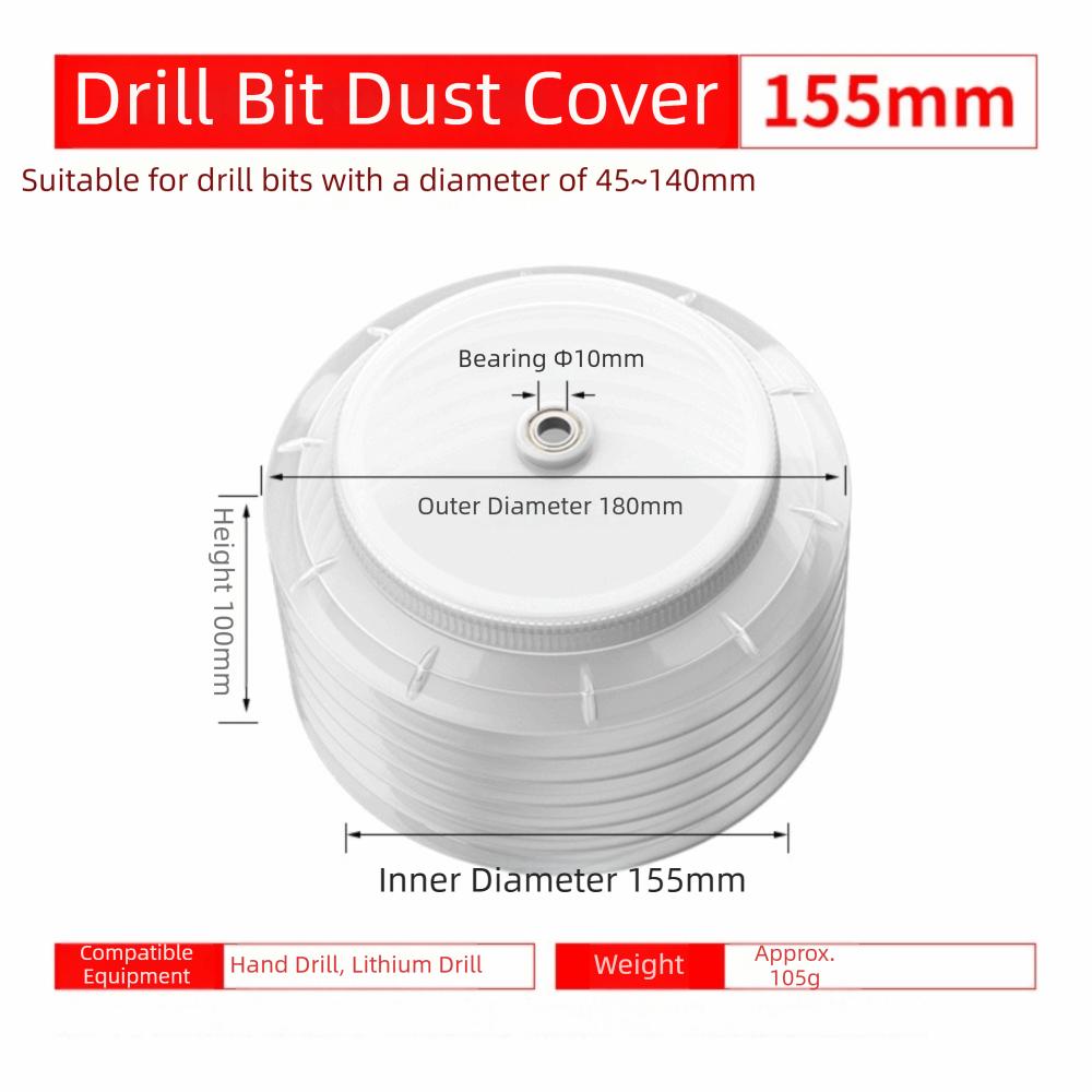 Multi Functional Dust Collector Dustproof Drill Storage Box Dust Cover Wall Drilling