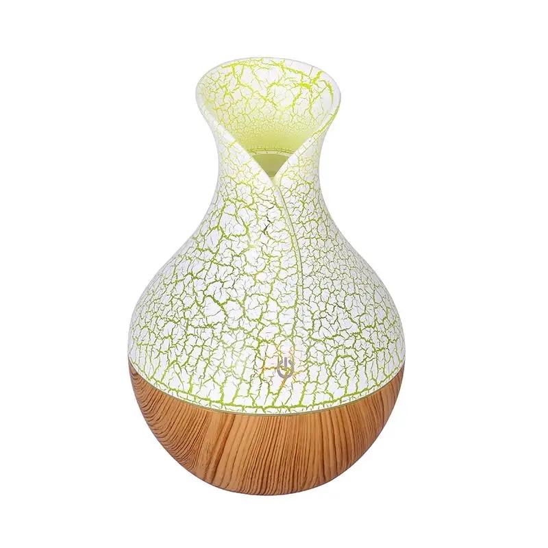 130ML Wood Grain Humidifier Fragrance Aroma Diffuser Atomizer USB Household Humidifier Hydrating Instrument Desktop Humidifier