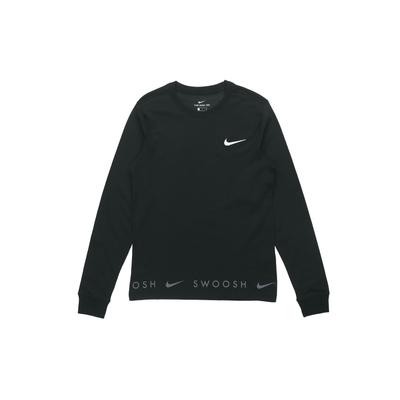 Sportswear Swoosh Casual Breathable Round Neck Long Sleeve T-Shirt Men Tops Black DA0336-010