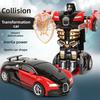 Kids Inertia Transforming Race Car Toy With Onebutton Morph For Boys Learning And Play