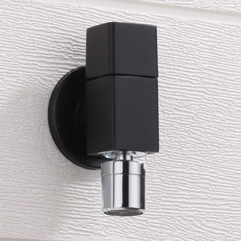 TLXT Square All-Copper Mop Sink Faucet