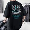 Loose Fit Men's Oversized Drop Shoulder T-Shirt 100% Cotton Man Streetwear Tee