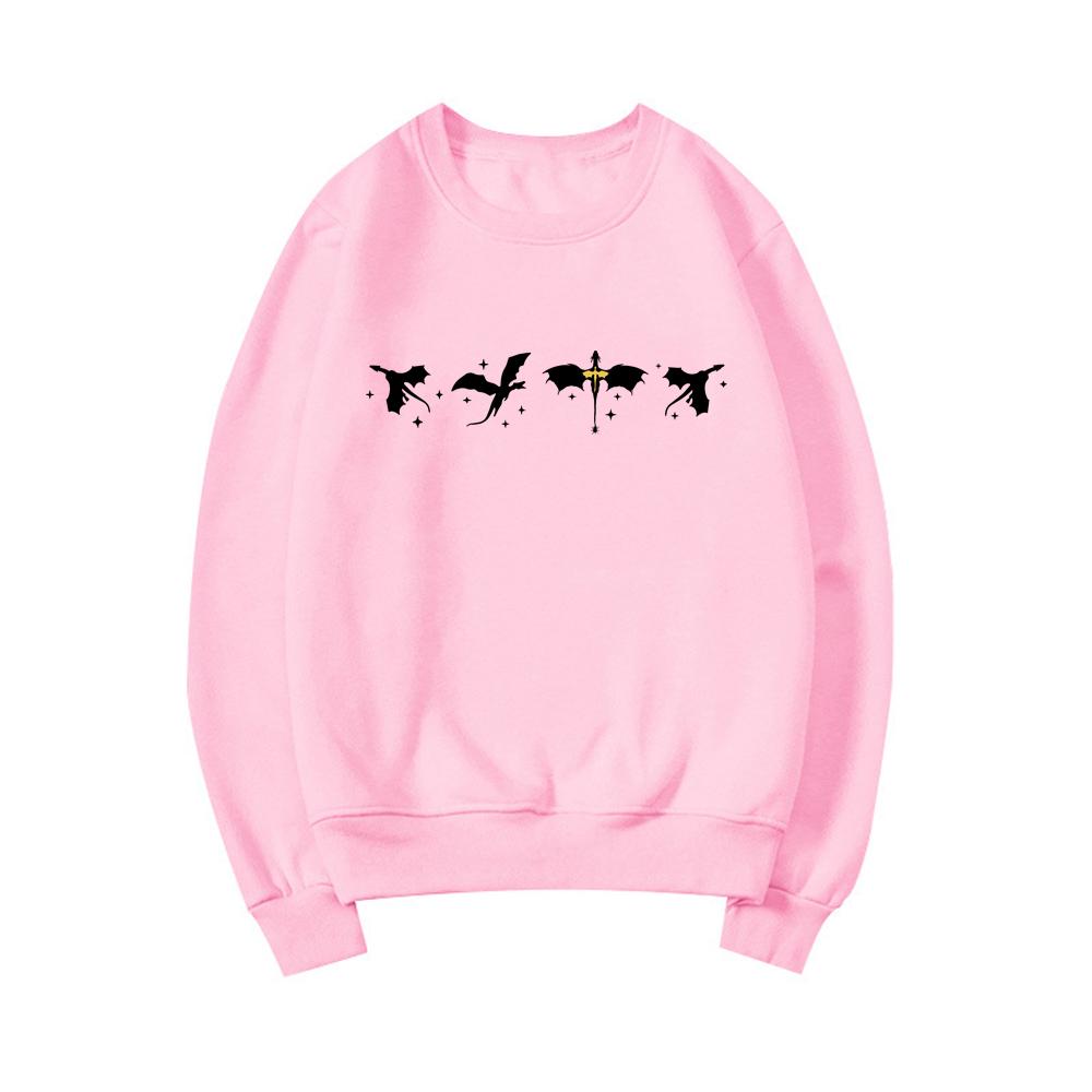 Fourth Wing Sweatshirt Basgiath War College Sweater Xaden Riorson Hoodie Men Women Sweatshirts Long Sleeve Dragon Pullover Tops