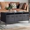 VidaXL Coffee Table Anthracite 101,5x50x43,5 Cm Cold-rolled Steel 851270