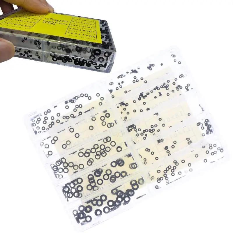 1 Set Watch Crown Gaskets Watch Repair Tools Mini Rubber Washer O-Ring Watch Crown Waterproof Watches Seals Watchmaker Tool