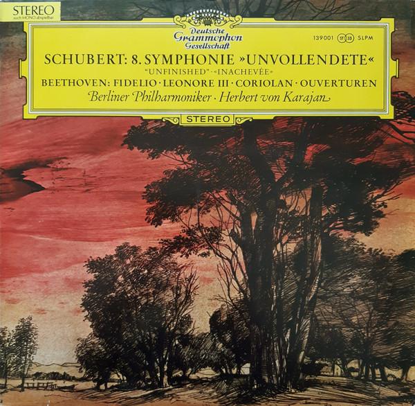 LP Record FRANZ SCHUBERT LUDWIG VAN BEETHOV 8. Symphony Unvollendete Unfin SLPM139001 Deutsche Grammo 1965 Germany Classical Used