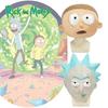 Rick And Morty Professor Latexmaske Halloween Anime Cosplay Kopfbedeckung DIY Spaß Geeignet für verschiedene Festivals