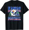 Kansas Jayhawks Vintage Football Helmet 90's T-Shirt