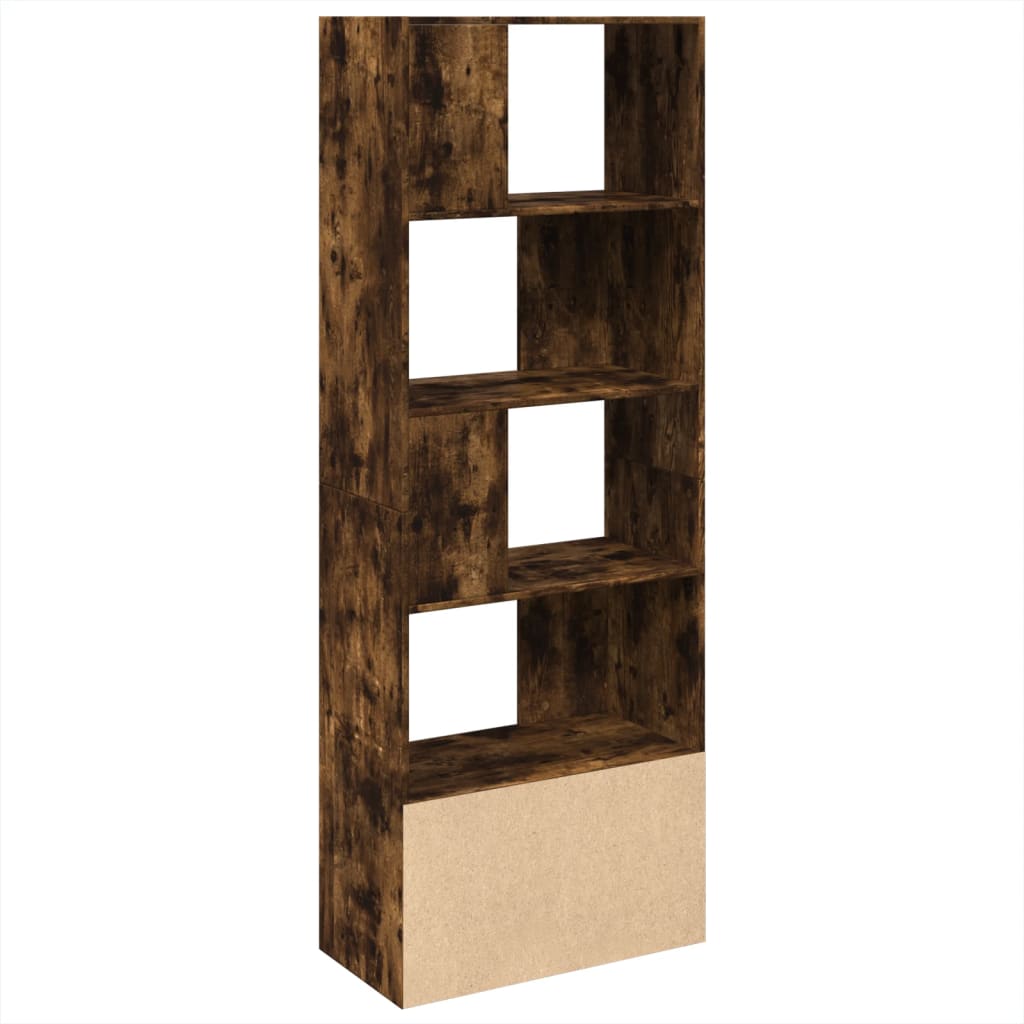 Bookshelf Smoked Oak 70x36x189 cm Wood Based Panel