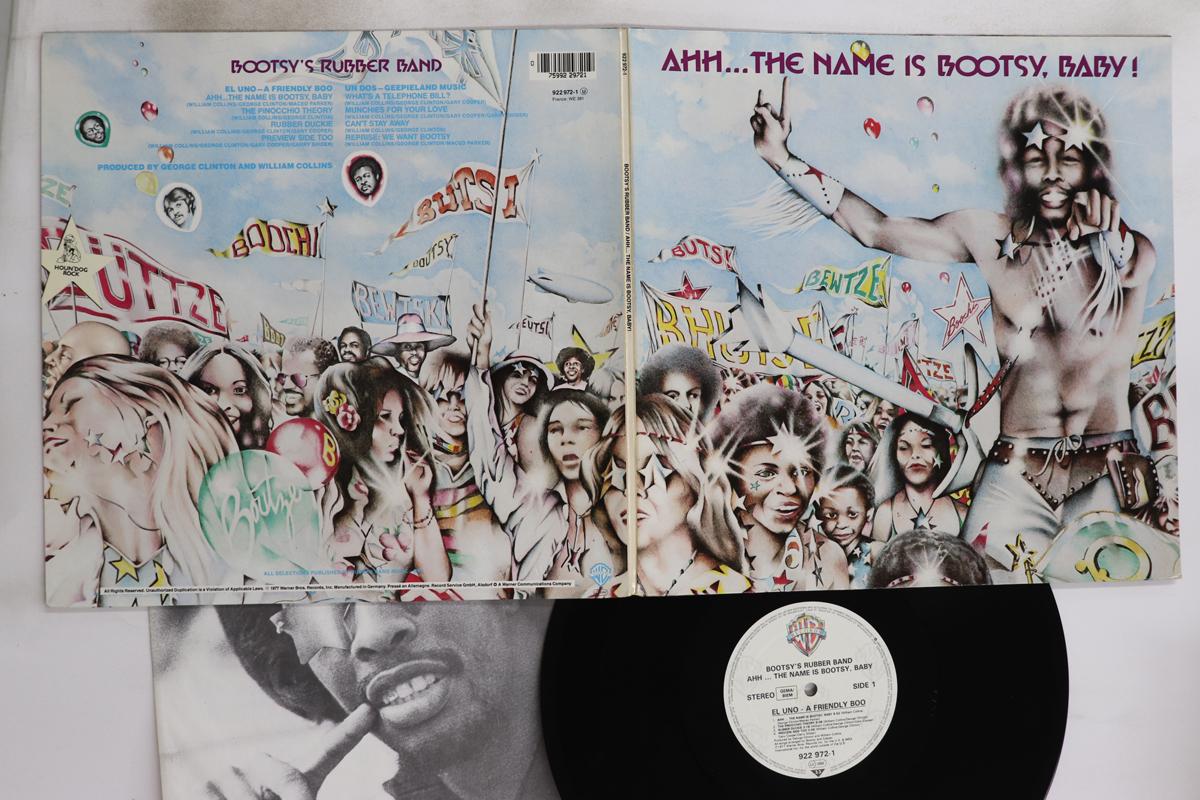 

LP Пластинка BOOTSY S RUBBER BAND - Ahh... Меня зовут Бутси, детка! 9229721 WARNER BROS 1987 Германия Соул/Фанк Б/У
