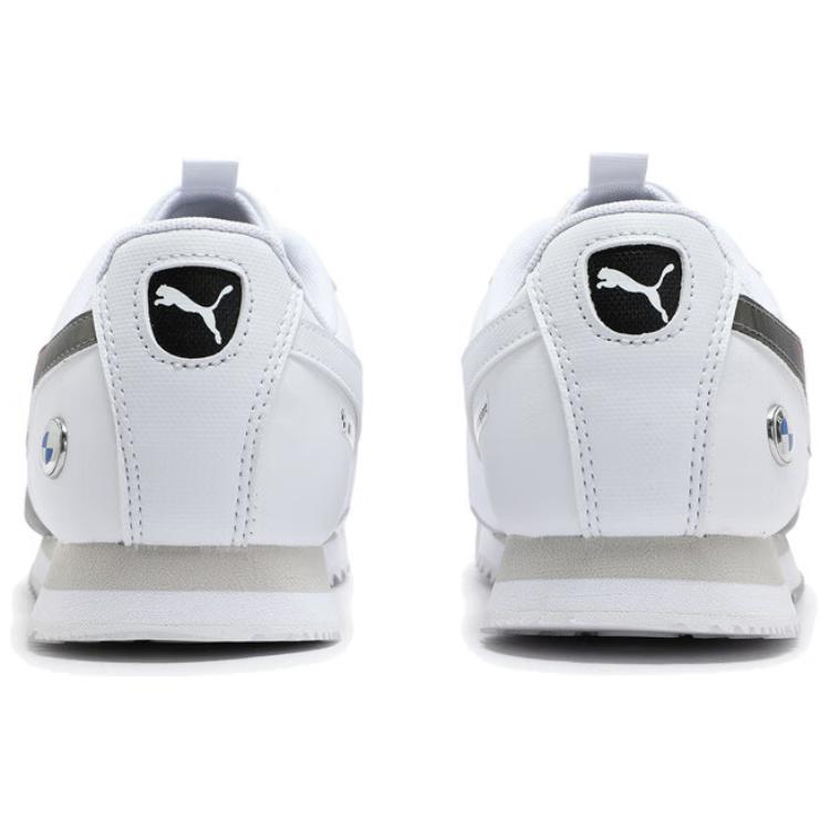 New PUMA BMW MMS Roma Via Low Top Casual Shoes Unisex White 307780-02