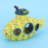 Realistic Yellow Submarine Oxygen Air Bubbler Stone Set for Fish Tank Aquarium Decoration