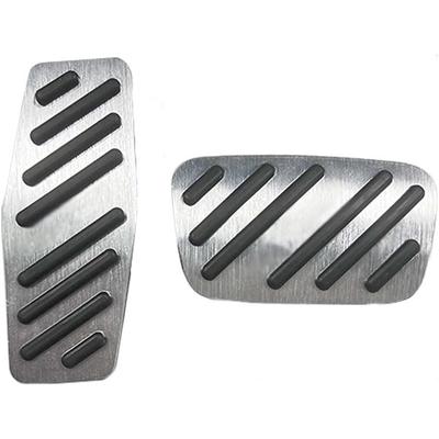 2Pcs Aluminum Alloy Foot Pedal Gas Fuel Brake Pedal Rest Pedal Pads Mat Cover for Chevrolet Blazer 2019 2020 2026 Car Styling