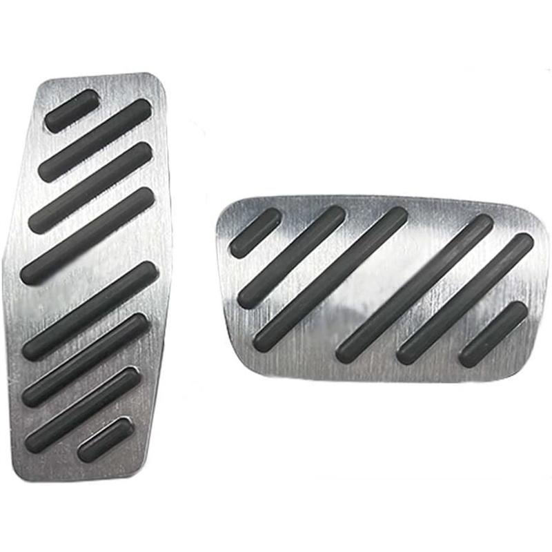 2Pcs Aluminum Alloy Foot Pedal Gas Fuel Brake Pedal Rest Pedal Pads Mat Cover for Chevrolet Blazer 2019 2020 2025 Car Styling