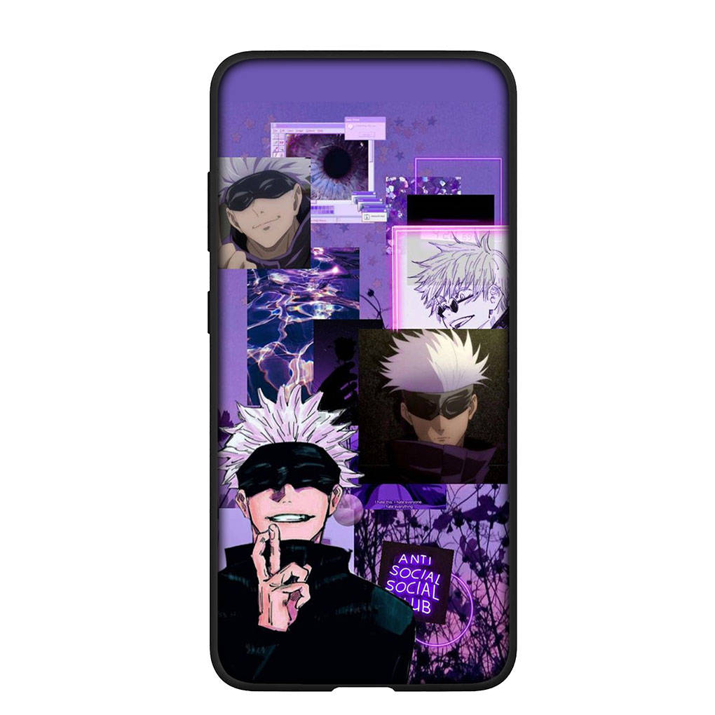 

Чехол для телефона Samsung Galaxy S25 S24 S23 iPhone 16 15 Xiaomi Redmi Note 14 13 12 16E X 11 Pro Max Moto Huawei Gojo Satoru Poster Jujutsu Kaisen Cover for Xiaomi Poco C65 4G аэро