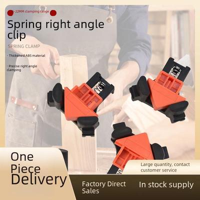 Morsetto ad Angolo Retto a 90 Gradi per Lavorazione del Legno per Cornici - Morsetto a Molla Rapido Fai da Te