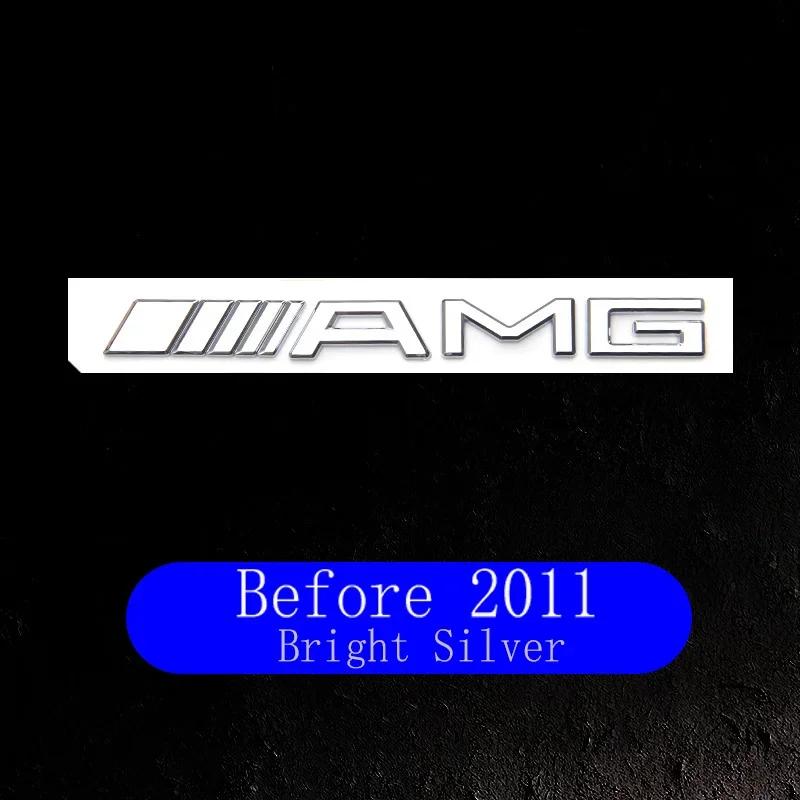 Car Sticker AMG Logo Car Tail Trunk Auto Emblem Sticker Accessories For Mercedes Benz Brabus Smart Maybach W204 GLC CLA W205 W20