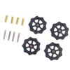 Heated Bed Leveling Nut Hand Leveling Nut Hot Bed Spring Screws Set for 3D Printer