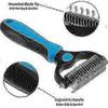 Pet Grooming Brush, Professional Dematting Comb For Dogs Cat Undercoat Rake Dog Good