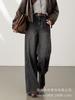 Zhengzhou Women's High-Waisted Wide-Leg Denim Pants - 2025 Autumn/Winter Collection: Versatile, Loose, Casual.