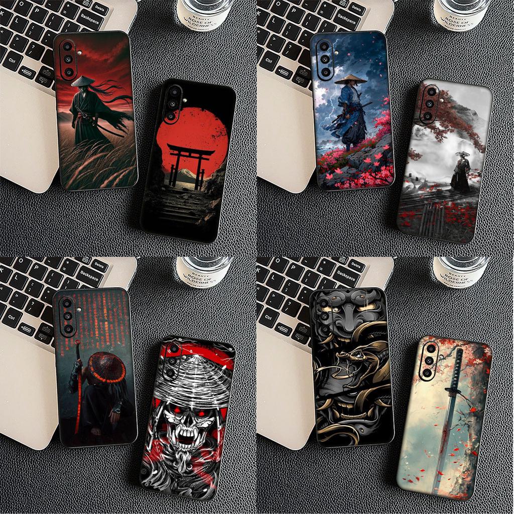 Cover for Xiaomi Redmi Note 13 A3 14 Pro Plus 9T 14C 13C 13X 9C NFC + Pro+ 5G 4G Phone Case Bushido Samurai Japan Ninja Oni Mask