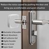 Door Stopper Wall Protector, 12 Pcs Transparent Door Knob Wall Protector Thicken Square Walls Shield Bumper Guard from Doors Knobs, Sturdy Self