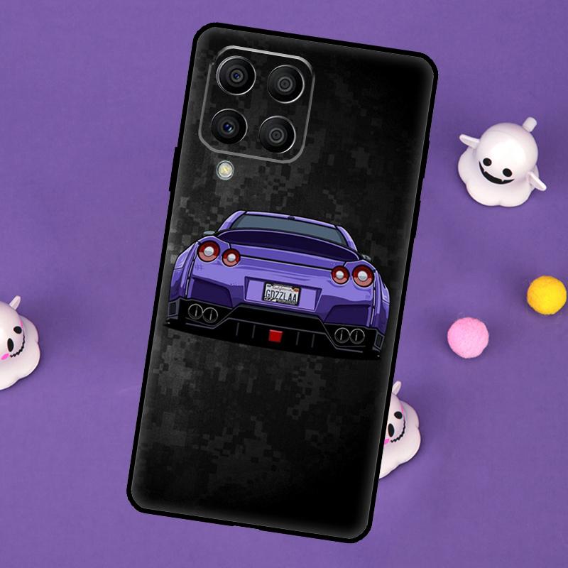 JDM COOL Car Cartoon Cover For Samsung Galaxy M54 M14 M34 M33 M13 M23 M53 M15 M55 M31 M51 M20 M30s M32 M52 Case