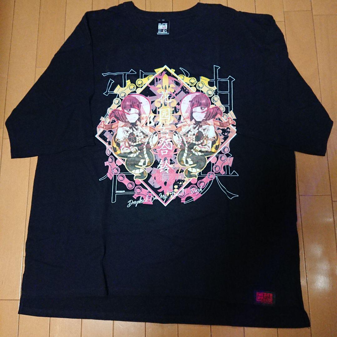 

[USED] Dropkick by Jashin-chan, T-shirt, black, XL, Yurine Hanazono, rare