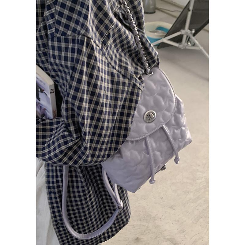 

Рюкзак-сумка с ромбовидной цепочкой женский новая модная универсальная повседневная сумка-ведро