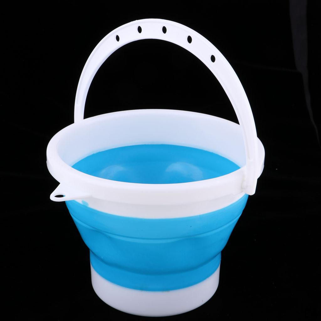 1.5L 5L Collapsible Buckets, Foldable Round Tub Portable Fishing Water Pail