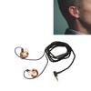 Wired Monitor Earbuds Crisp Treble Powerful Bass Pure Copper   Unit Monitor Earphone with Detachable   Cable