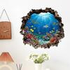 Broken Wall Animal Children's Bedroom Bathroom Background Wall Decoration Sticker